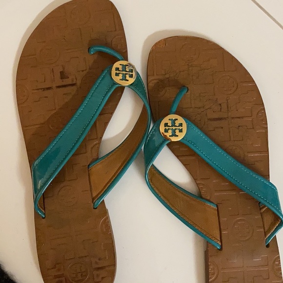 Tory Burch | Blue Sandals - Picture 2 of 3